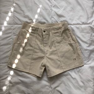 Ocean Pacific Cream Corduroy Shorts